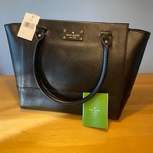 Kate Spade Camryn Wellesley black satchel